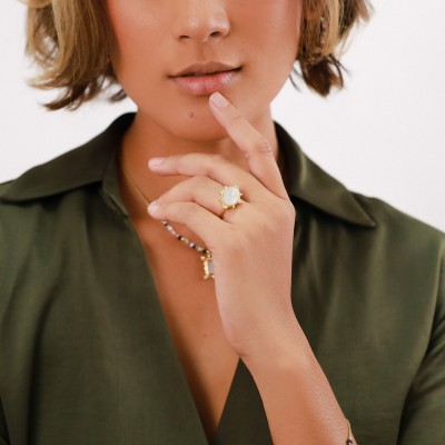 FRANCK HERVAL Bague Gabrielle.