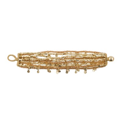 HOUSE OF TUHINA Bracelet Multi Rangs Beige. HOUSE OF TUHINA Bracelet Multi Rangs Beige.