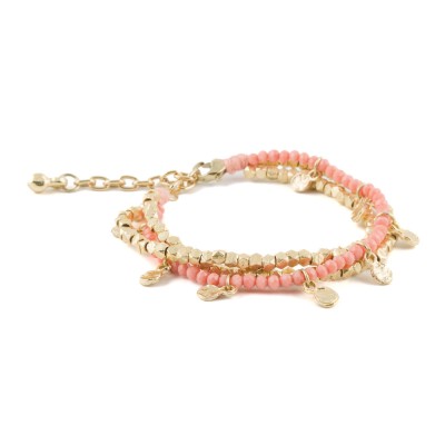 HOUSE OF TUHINA Bracelet Rose Pâle. HOUSE OF TUHINA Bracelet Rose Pâle.