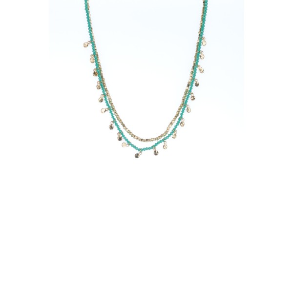 HOUSE OF TUHINA Collier Bleu.