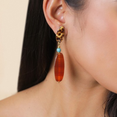 NATURE bijoux Boucles d'oreilles Puces Surabaya. NATURE bijoux Boucles d'oreilles Puces Surabaya.
