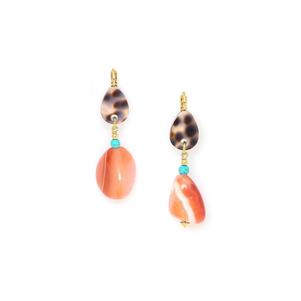 NATURE bijoux Boucles d’oreilles Dormeuses Surabaya.