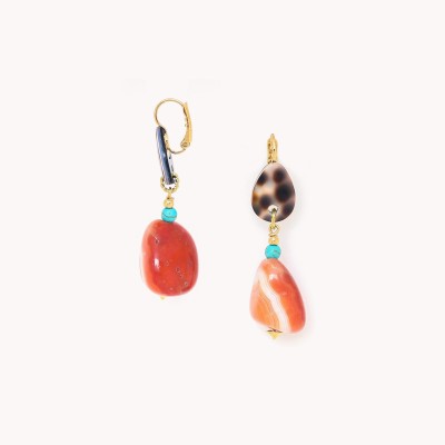 NATURE bijoux Boucles d’oreilles Dormeuses Surabaya.
