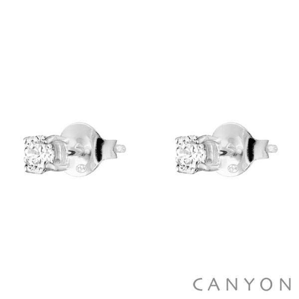 CANYON France Boucles d'oreilles Argent.