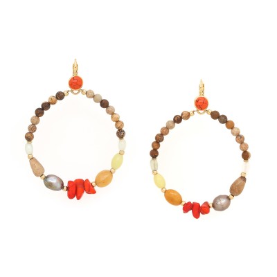NATURE bijoux Boucles d’oreilles Dormeuses Tivoli. NATURE bijoux Boucles d’oreilles Dormeuses Tivoli.