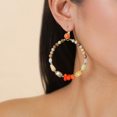 NATURE bijoux Boucles d’oreilles Dormeuses Tivoli. NATURE bijoux Boucles d’oreilles Dormeuses Tivoli.