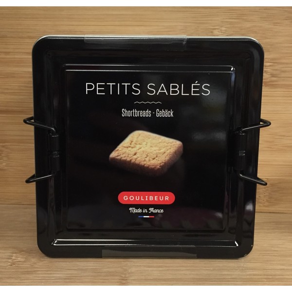 Boite Fer de 30 petits sablés - 180g - Goulibeur