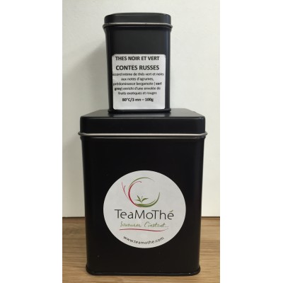 Thé Contes Russes 100g par Teamothé à Wambrechies Thé Contes Russes 100g par Teamothé à Wambrechies