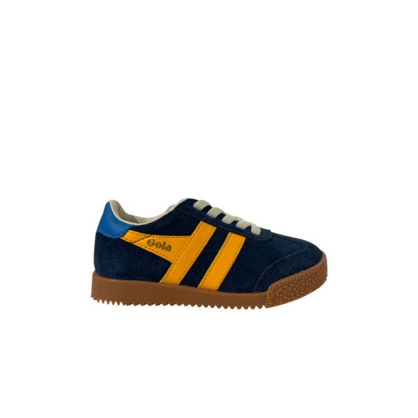 GOLA - Baskets Elan - Bleu marine/jaune