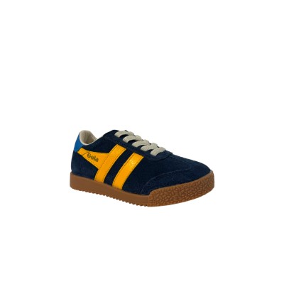 GOLA - Baskets Elan - Bleu marine/jaune