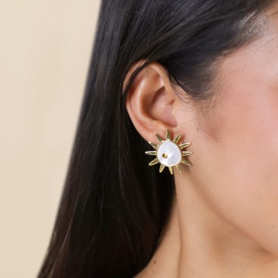 FRANCK HERVAL Boucles d’oreilles Clips Nora. FRANCK HERVAL Boucles d’oreilles Clips Nora.