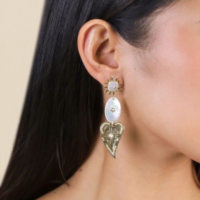 FRANCK HERVAL Boucles d’oreilles Nora. FRANCK HERVAL Boucles d’oreilles Nora.