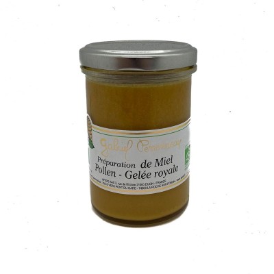 Péparation de Miel-Pollen-Gelée Royale 250g Gabriel Perronneau Péparation de Miel-Pollen-Gelée Royale 250g Gabriel Perronneau