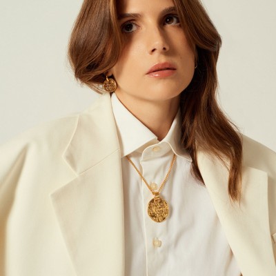 CXC Boucles d'oreilles Créoles Vainilla.