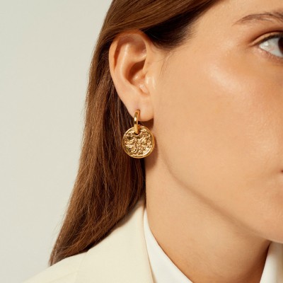 CXC Boucles d'oreilles Créoles Vainilla.