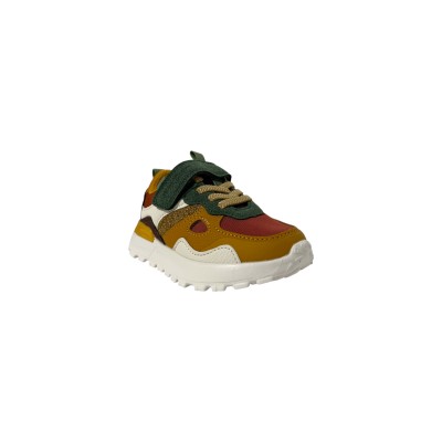 SHOO POM - Baskets Joggy à scratch - Fox Green Ocre