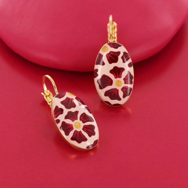 TARATATA bijoux Boucles d’oreilles Dormeuses Magnolia.