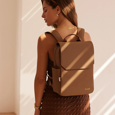 Sac à dos Nuitée Petite Camel, Marque CLUSE | Bijoux Totem