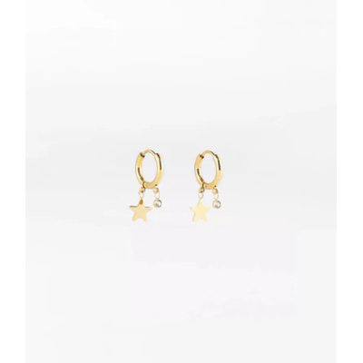 ZAG Bijoux Créoles Lucky Star.
