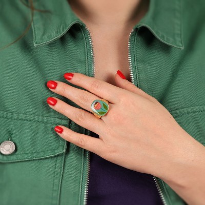 TARATATA bijoux Bague Jeu de l’oie.