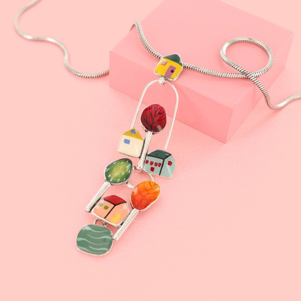 TARATATA bijoux Collier Mon Petit Village.