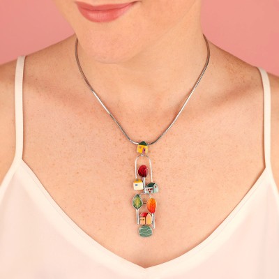 TARATATA bijoux Collier Mon Petit Village. TARATATA bijoux Collier Mon Petit Village.