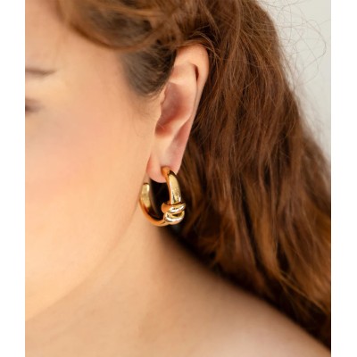 ZAG Bijoux Boucles d’oreilles Créoles Theope. ZAG Bijoux Boucles d’oreilles Créoles Theope.