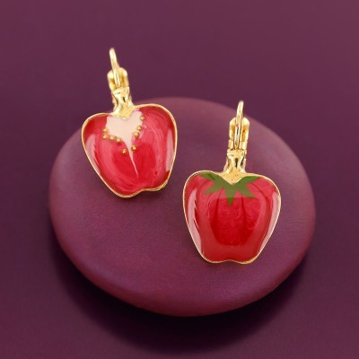 TARATATA bijoux Boucles d’oreilles Dormeuses Paprika. TARATATA bijoux Boucles d’oreilles Dormeuses Paprika.
