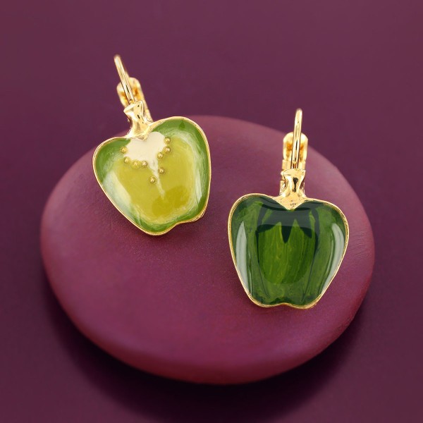 TARATATA bijoux Boucles d’oreilles Dormeuses Paprika.