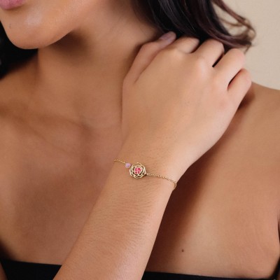 FRANCK HERVAL Bracelet Camélia. FRANCK HERVAL Bracelet Camélia.