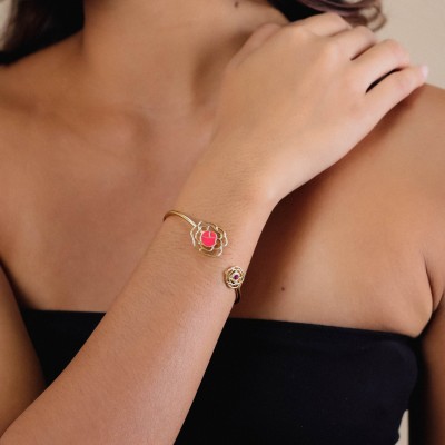 FRANCK HERVAL Bracelet Camélia. FRANCK HERVAL Bracelet Camélia.