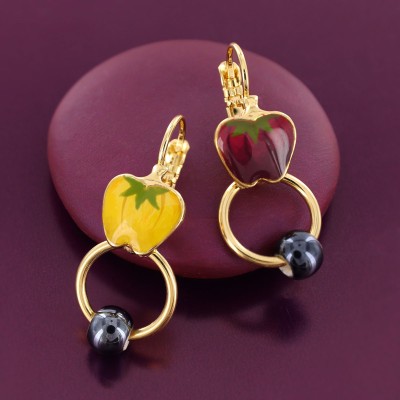 TARATATA bijoux Boucles d’oreilles Dormeuses Paprika. TARATATA bijoux Boucles d’oreilles Dormeuses Paprika.
