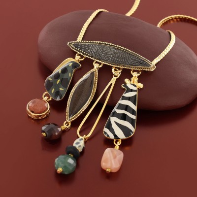 TARATATA bijoux Collier Zebra. TARATATA bijoux Collier Zebra.