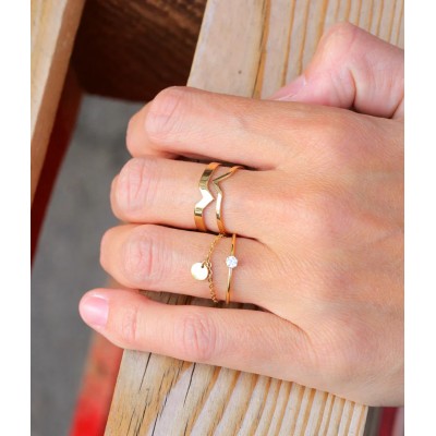 ZAG Bijoux Bague Wave. ZAG Bijoux Bague Wave.
