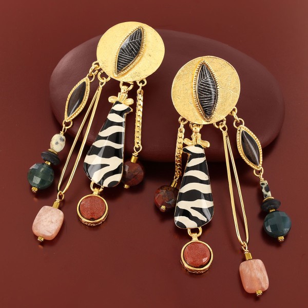 TARATATA bijoux Clips Zebra.