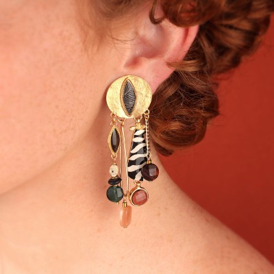 TARATATA bijoux Clips Zebra. TARATATA bijoux Clips Zebra.