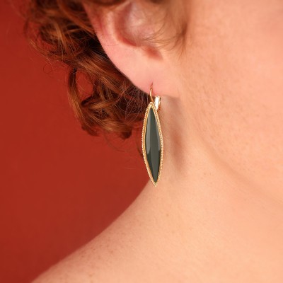 TARATATA bijoux Boucles d’oreilles Dormeuses Zebra. TARATATA bijoux Boucles d’oreilles Dormeuses Zebra.