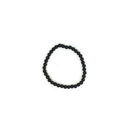 Bracelet Obsidienne Noire 4 mm Bracelet Obsidienne Noire 4 mm