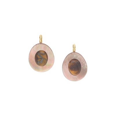 NATURE bijoux Boucles d’oreilles Dormeuses Jaguar. NATURE bijoux Boucles d’oreilles Dormeuses Jaguar.