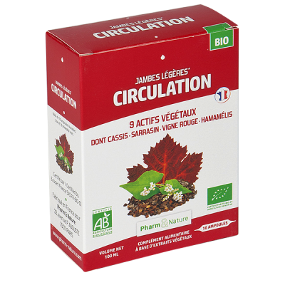 Jambes légères circulation Pharm & Nature Jambes légères circulation Pharm & Nature