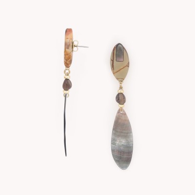 NATURE bijoux Boucles d'oreilles Poussoirs L’Ile Rousse. NATURE bijoux Boucles d'oreilles Poussoirs L’Ile Rousse.
