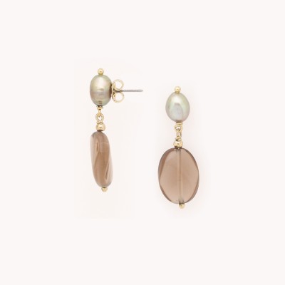 NATURE bijoux Boucles d'oreilles Poussoirs L’Ile Rousse. NATURE bijoux Boucles d'oreilles Poussoirs L’Ile Rousse.