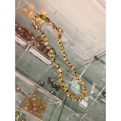 Collier ambre jaune enfant Collier ambre jaune enfant