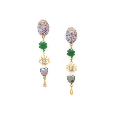 FRANCK HERVAL Boucles d’oreilles Angélique. FRANCK HERVAL Boucles d’oreilles Angélique.