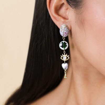 FRANCK HERVAL Boucles d’oreilles Angélique. FRANCK HERVAL Boucles d’oreilles Angélique.