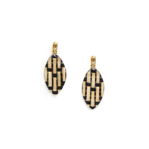 NATURE bijoux Boucles d’oreilles Dormeuses Madame Bogolan.