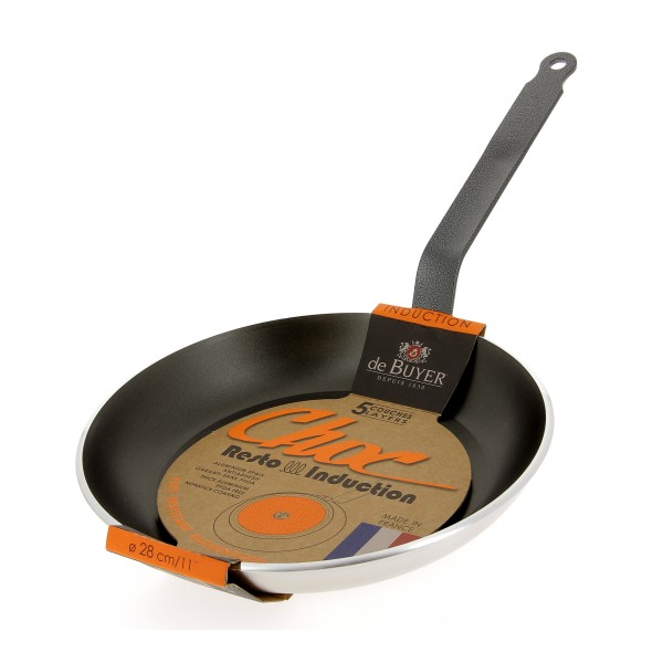 Poêle ronde Choc Resto diam. 28cm - Fabrication Française