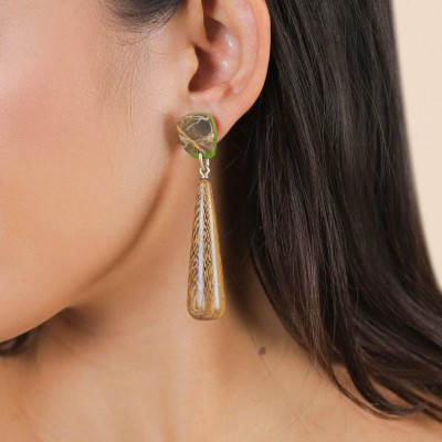 NATURE bijoux Boucles d'oreilles Poussoirs Komodo. NATURE bijoux Boucles d'oreilles Poussoirs Komodo.