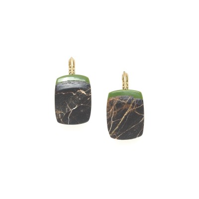 NATURE bijoux Boucles d’oreilles Dormeuses Komodo. NATURE bijoux Boucles d’oreilles Dormeuses Komodo.