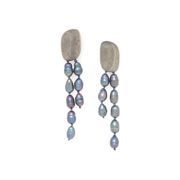 NATURE bijoux Boucles d'oreilles Poussoirs Pebble Beach.